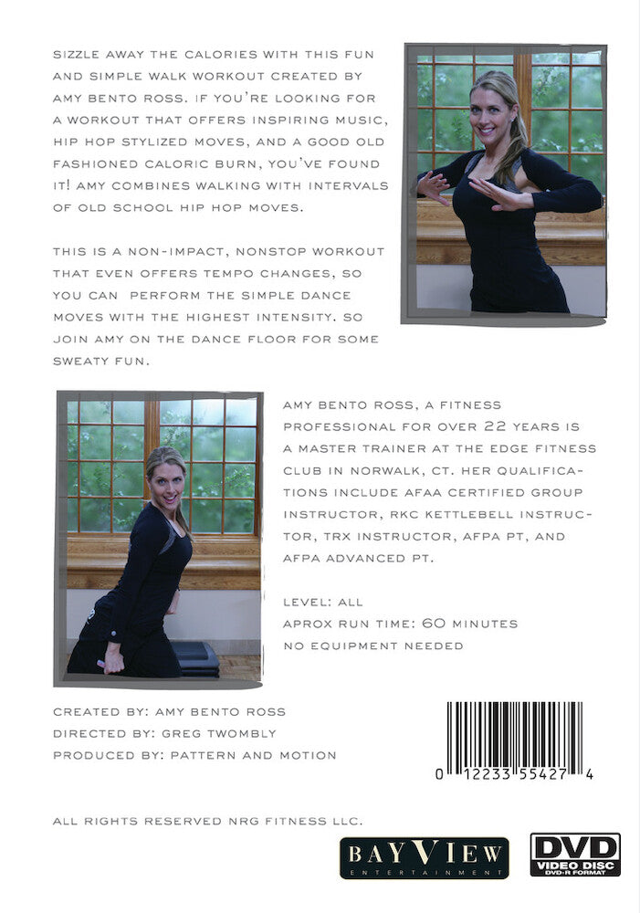 Amy Bento: Hip Hop Walk Workout - Back Panel - 
