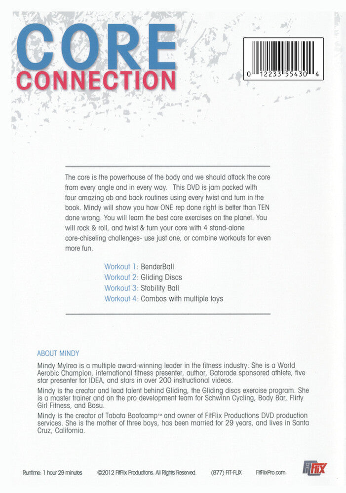 Mindy Mylrea: Core Connection 4 Core Chiseling Combos - Back Panel - 