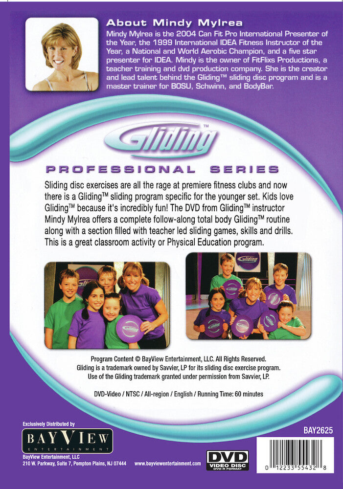 Mindy Mylrea: Gliding for Kids - Back Panel - 