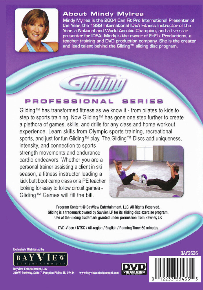 Mindy Mylrea: Gliding Games - Back Panel - 