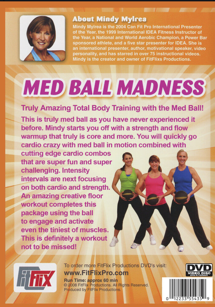 Mindy Mylrea: Med Ball Madness - Back Panel - 