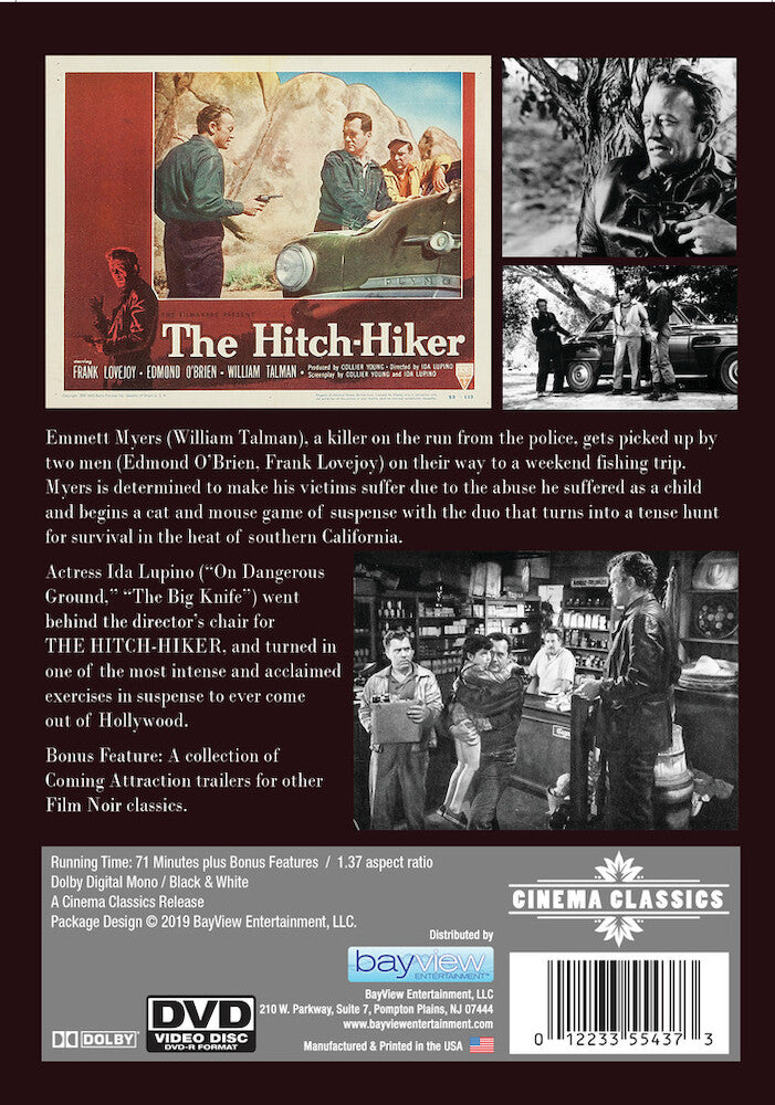 The Hitch-Hiker: Cinema Classics - Back Panel - 