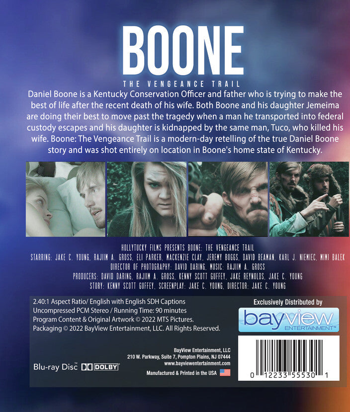 Boone: The Vengeance Trail [Blu-ray] - Back Panel - 