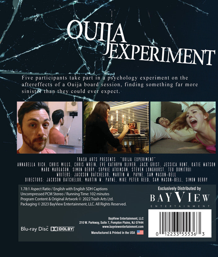 Ouija Experiment [Blu-ray] - Back Panel - 