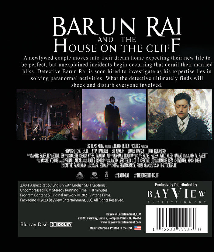 Barun Rai and the House on the Cliff [Blu-ray] - Back Panel - 