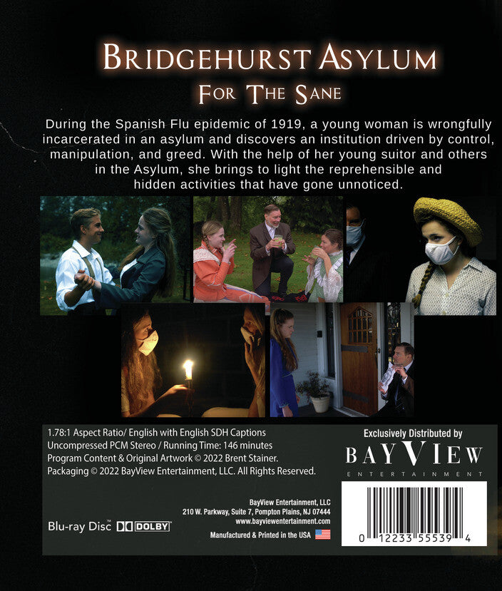 Bridgehurst Asylum for the Sane [Blu-ray] - Back Panel - 