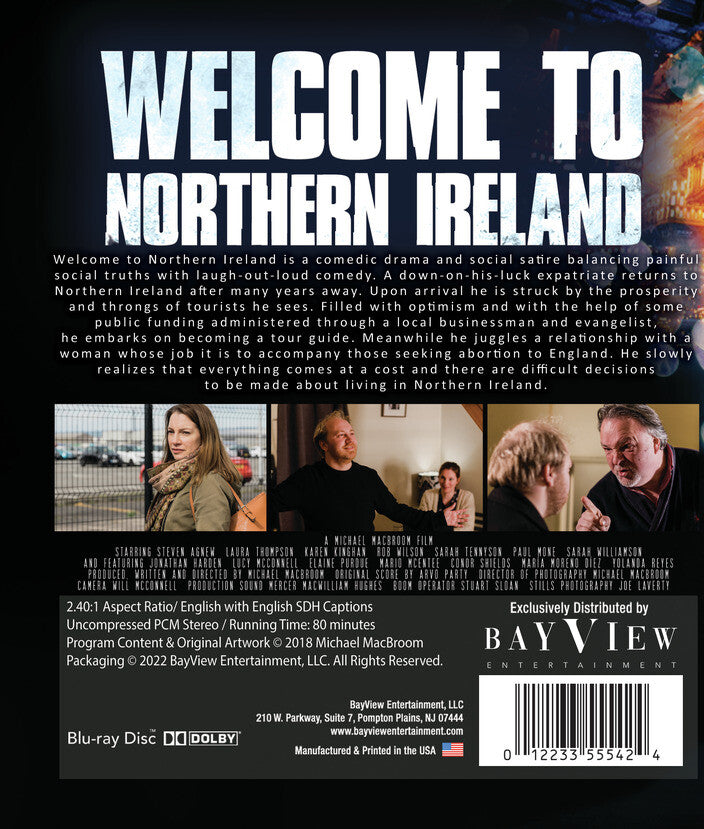 Welcome to Northern Ireland [Blu-ray] - Back Panel - 