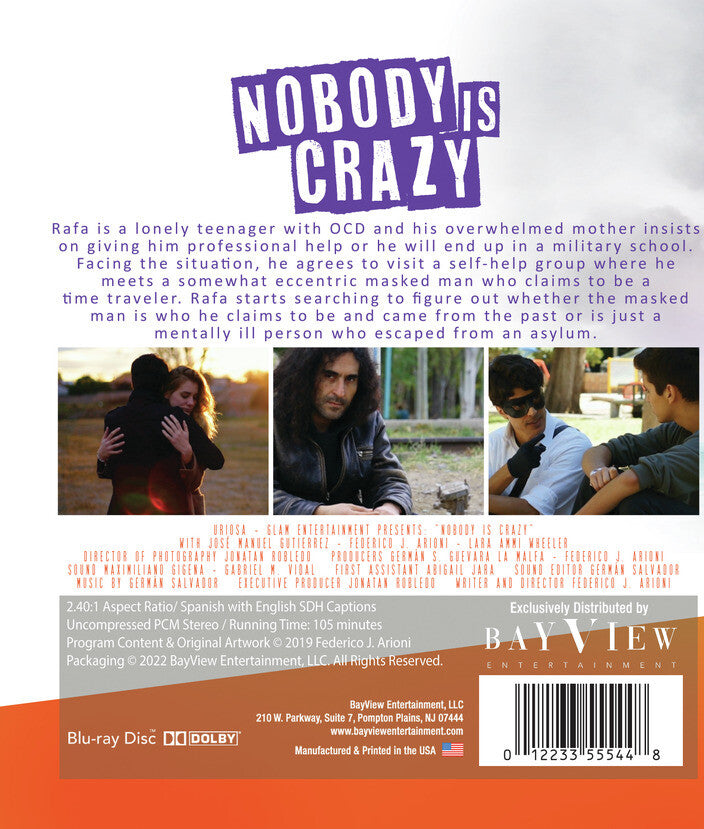 Nobody Is Crazy [Blu-ray] - Back Panel - 