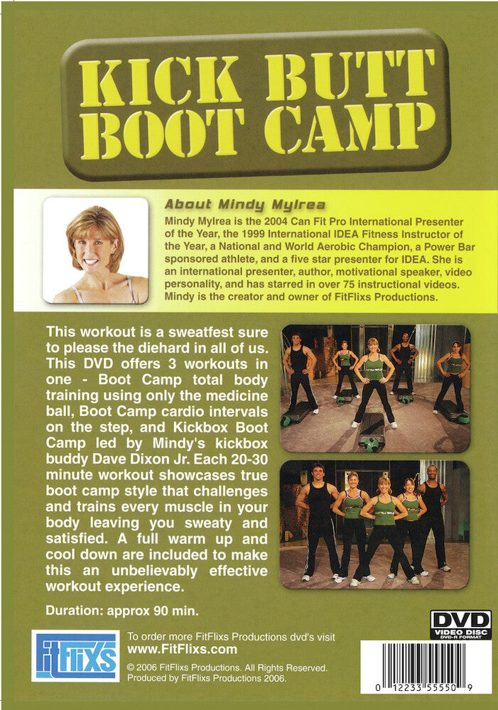 Mindy Mylrea: Kick Butt Boot Camp - Back Panel - 