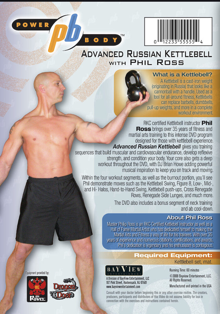 Powerbody: Advanced Russian Kettlebell with Phil Ross - Back Panel - 