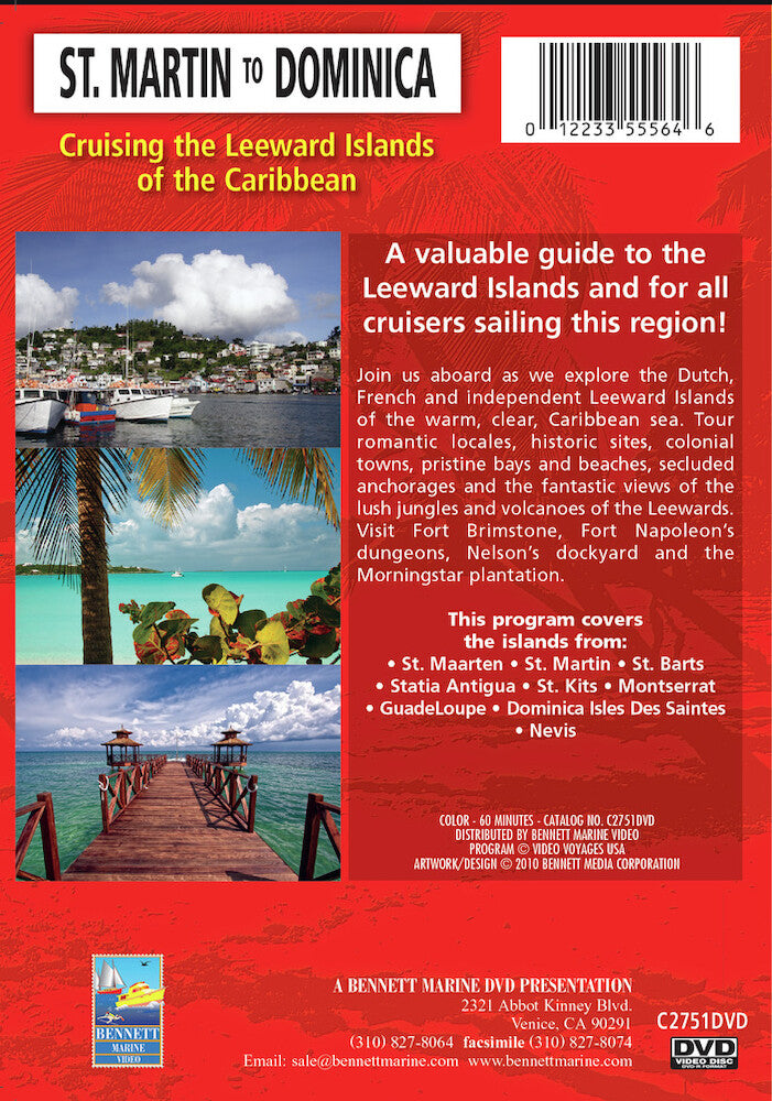 Cruising the Leeward Islands of the Caribbean: St Martin to Dominica - Back Panel - 