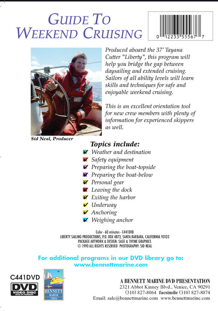 Guide To Weekend Cruising - Back Panel - 