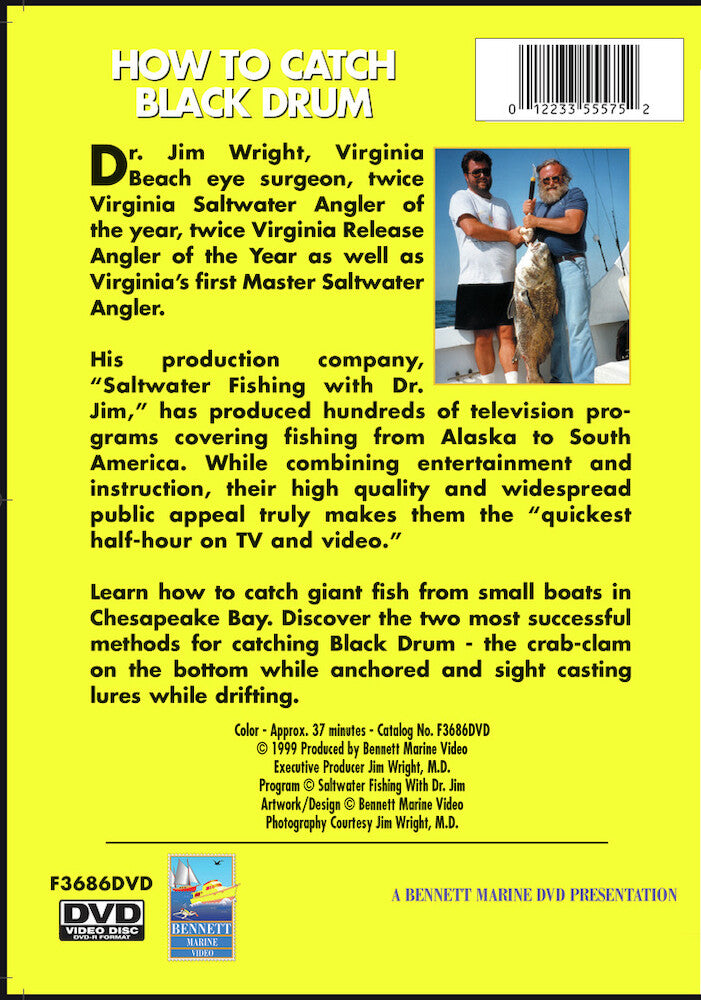 How To Catch Black Drum - Back Panel - 