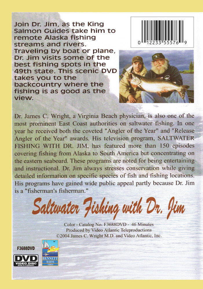 Alaska River Fishing With Fly Rod - Back Panel - 