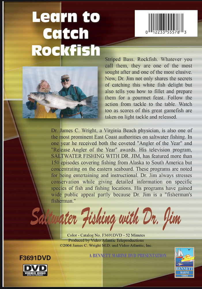 How To Catch Striped Bass: Catch, Clean, Fillet & Cook - Back Panel - 