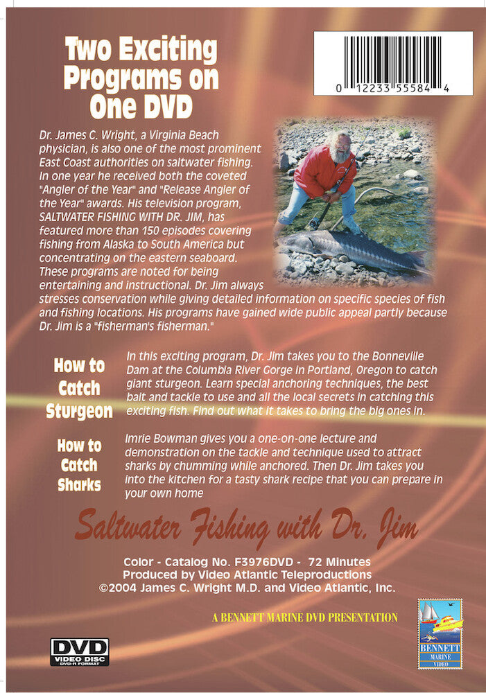 How To Catch Sturgeon & Sharks - Back Panel - 