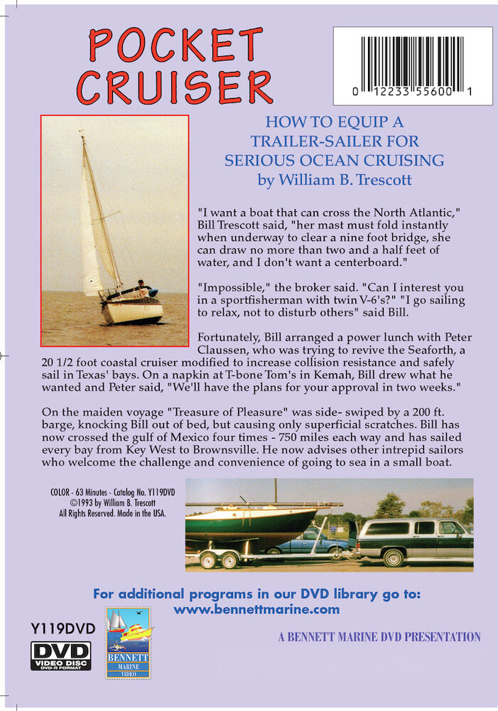 Pocket Cruiser: How To Equip A Trailer-Sailer Ocean Cruising - Back Panel - 