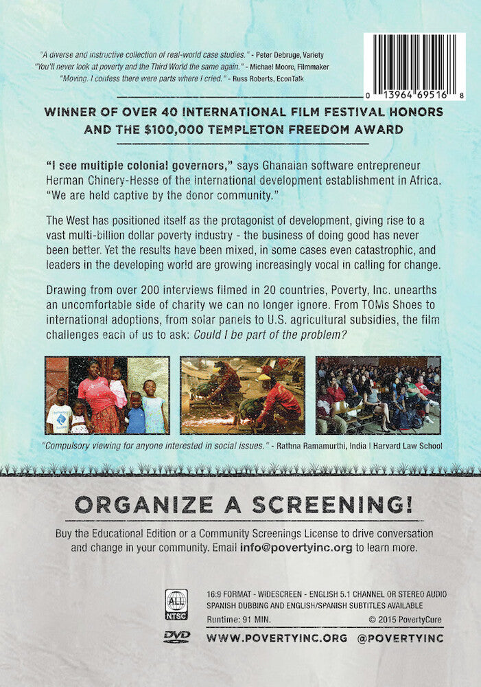 poverty, inc. - Back Panel - DVD
