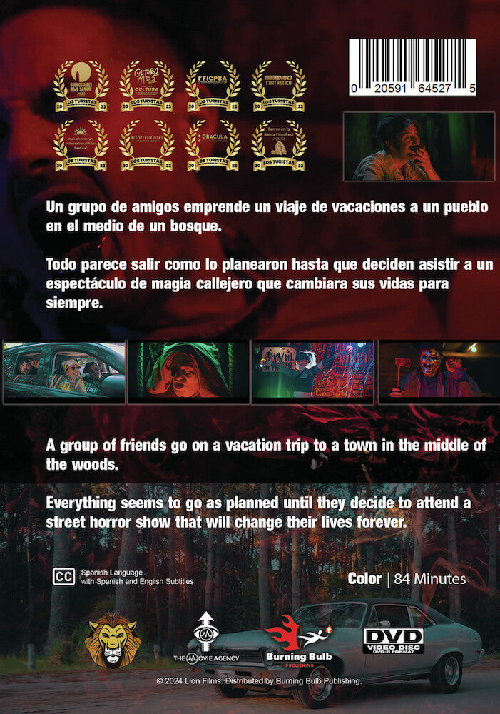 Los Turistas: Una Temporada en el Infierno - Back Panel - 