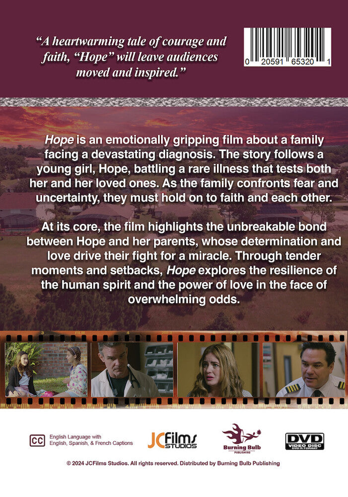 hope - Back Panel - DVD