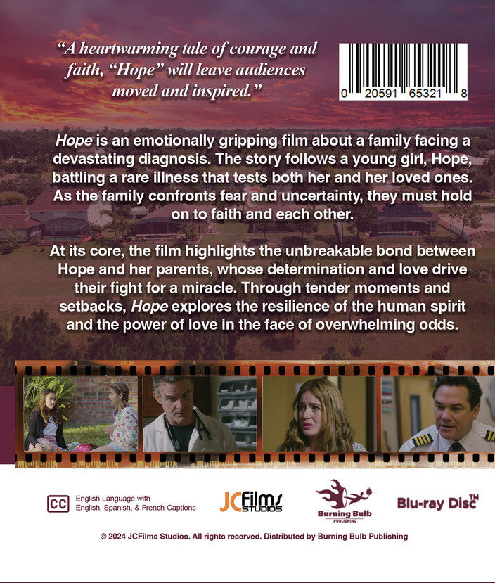 hope - Back Panel - Blu-ray