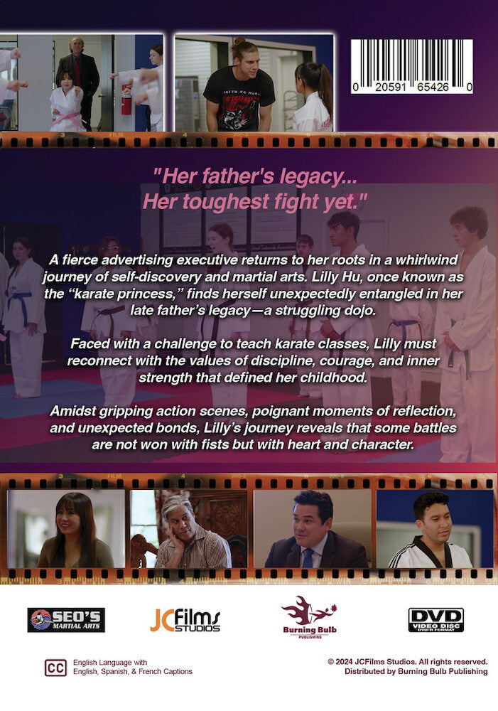 The Karate Princess - Back Panel - 