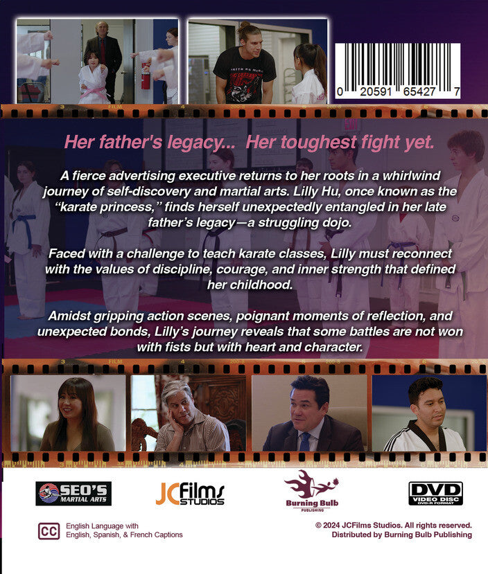 The Karate Princess - Back Panel - 
