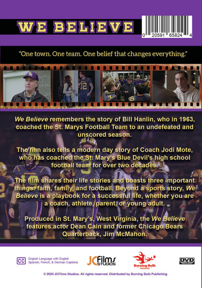 we believe - Back Panel - DVD