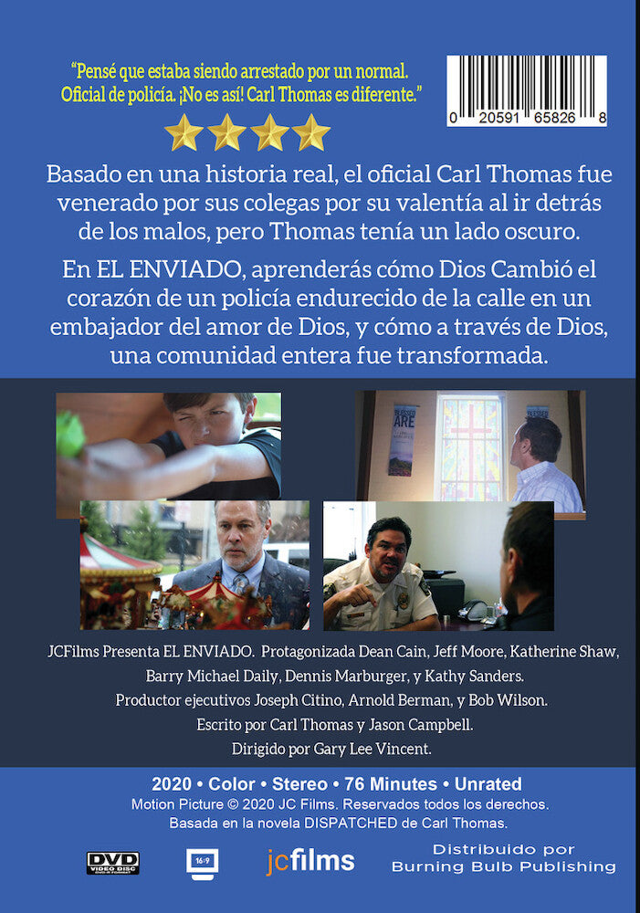El Enviado - Back Panel - 