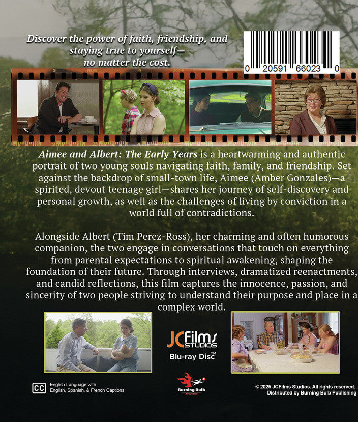 aimee and albert: the early years - Back Panel - Blu-ray