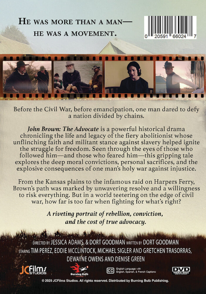 john brown the advocate - Back Panel - DVD
