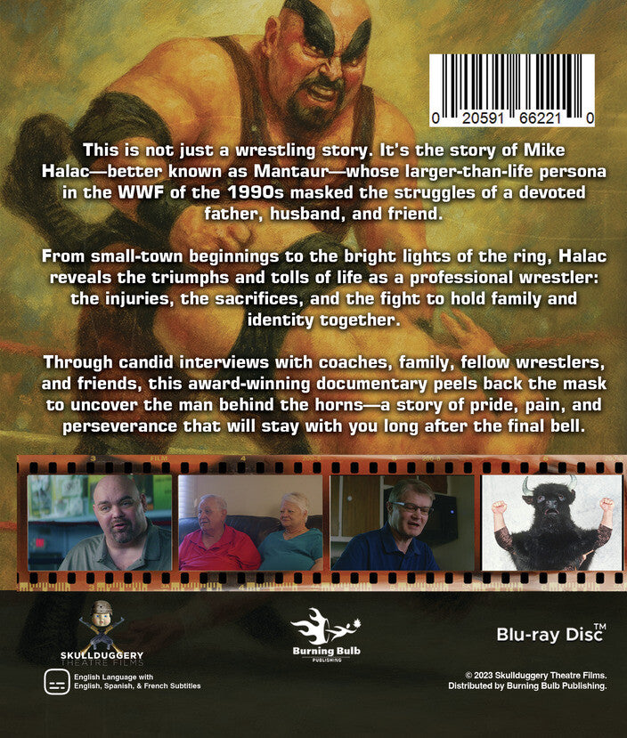 The Mighty Mantaur - Back Panel - 