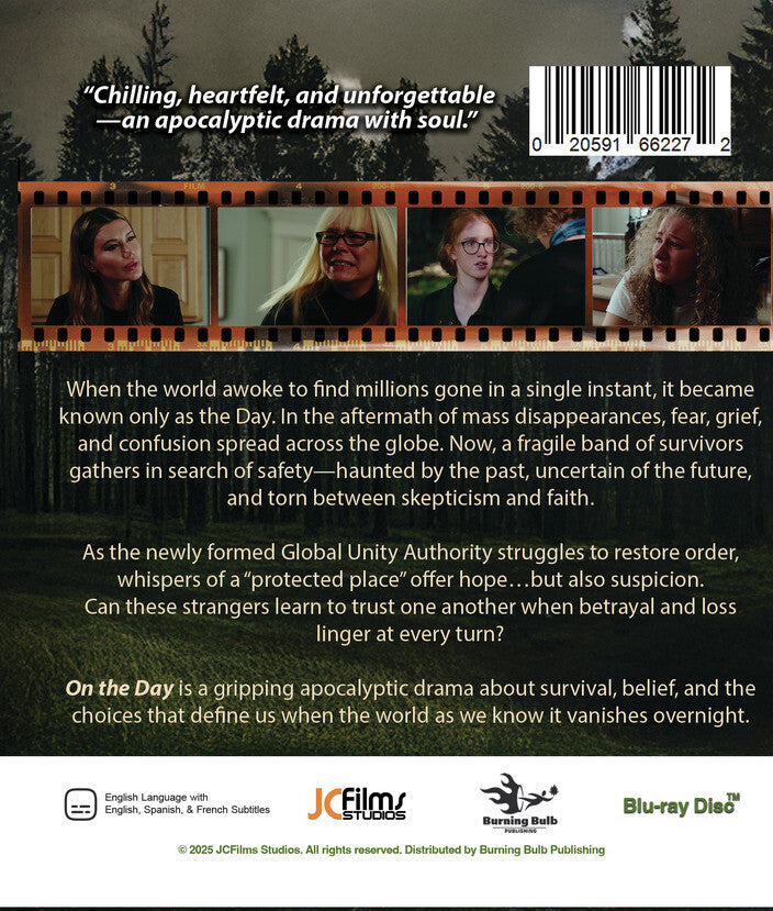 on the day - Back Panel - Blu-ray