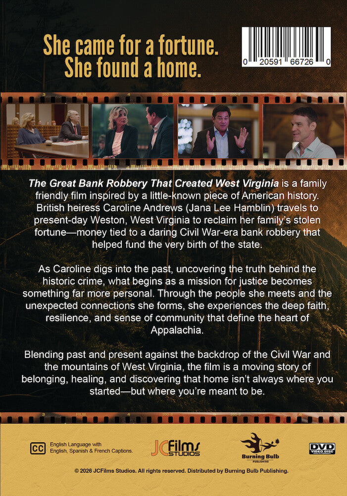 The Great Bank Robbery That Created West Virginia - Back Panel - 