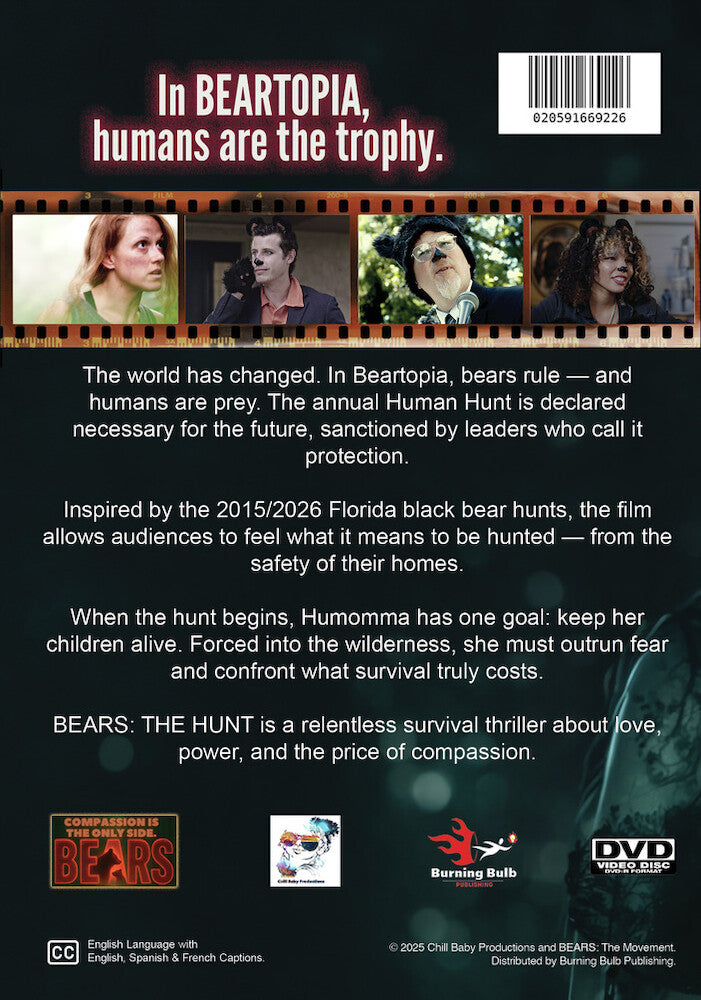Bears: The Hunt - Back Panel - 