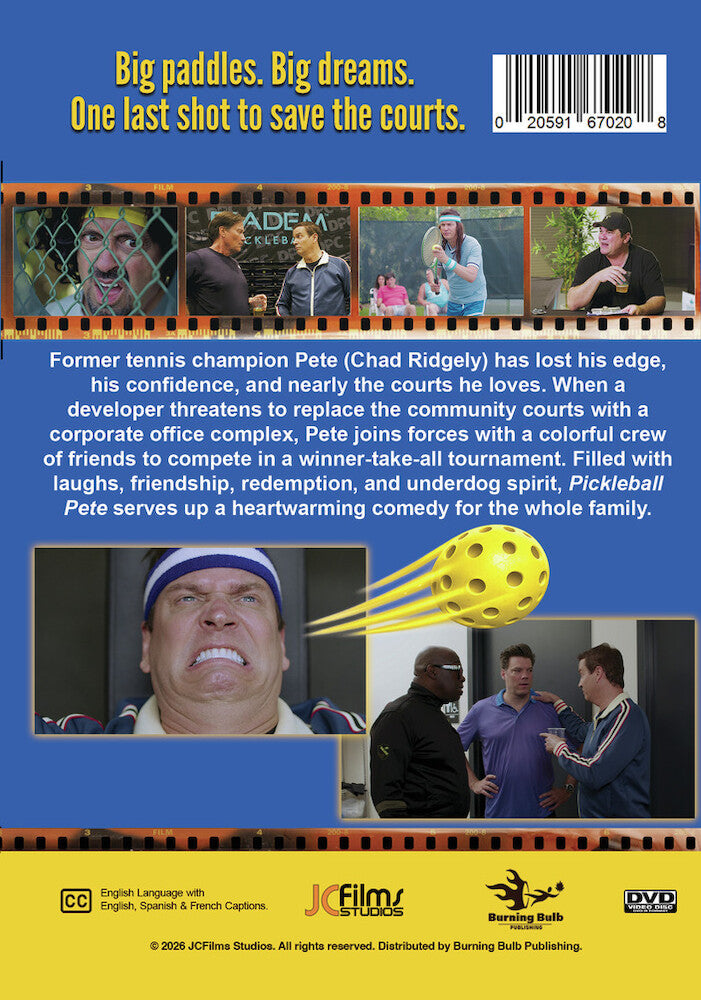 Pickleball Pete - Back Panel - 