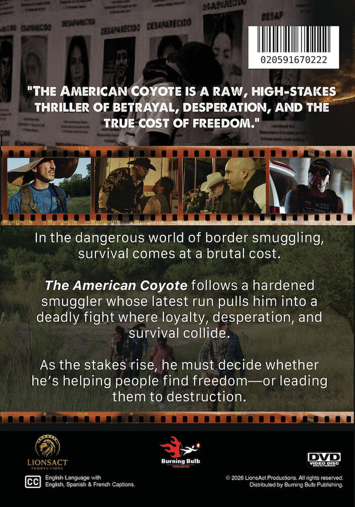 The American Coyote - Back Panel - 