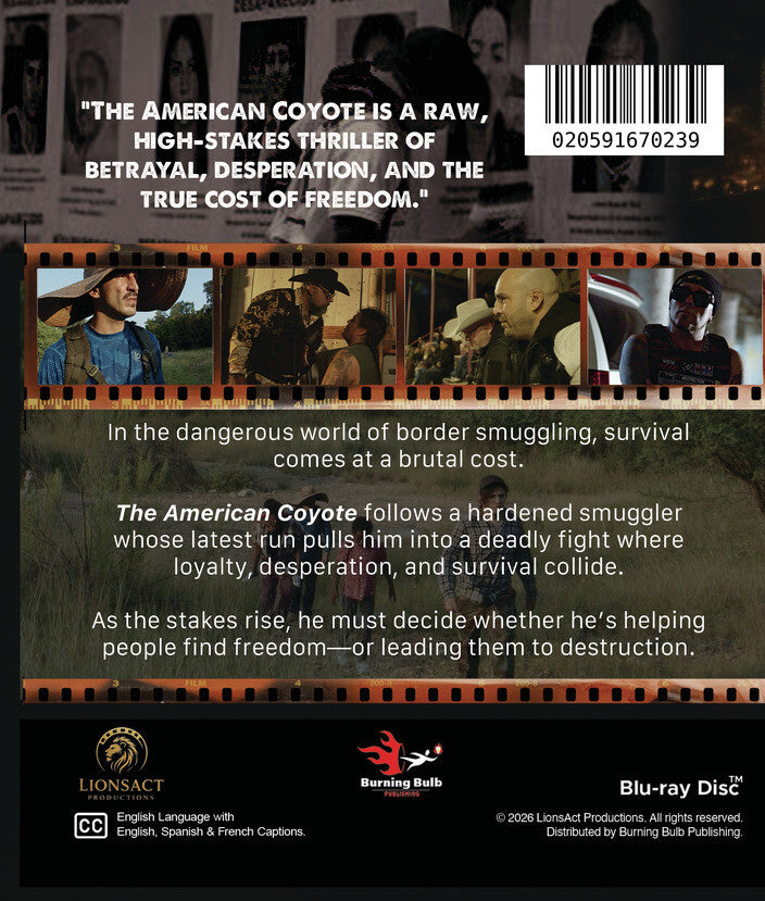 The American Coyote [Blu-ray] - Back Panel - 