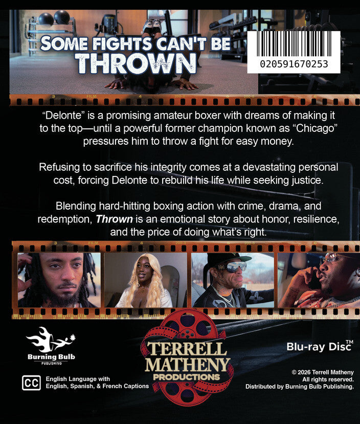 Thrown [Blu-ray] - Back Panel - 