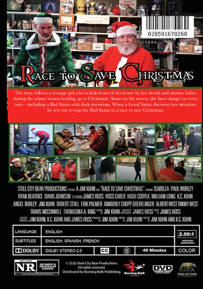 Race to Save Christmas - Back Panel - 