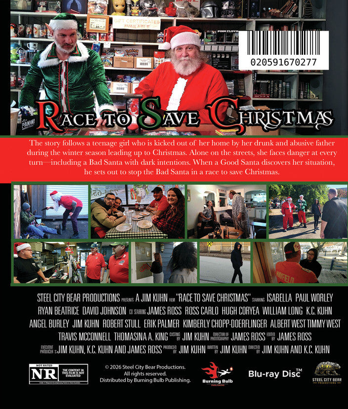 Race to Save Christmas [Blu-ray] - Back Panel - 