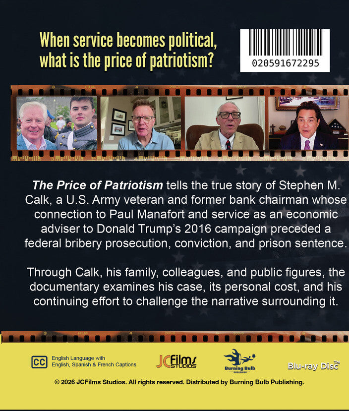 The Price of Patriotism [Blu-ray] - Back Panel - 