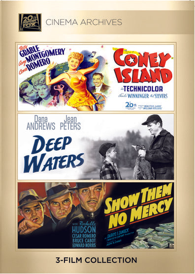 (Cesar Romero Set) Coney Island 1943; Deep Waters 1948; Show Them No Mercy! 1935 - 