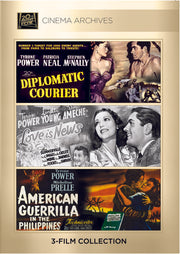 (Tyrone Power Set) Diplomatic Courier 1952; Love Is News 1937; American Guerilla In The Philippin - 