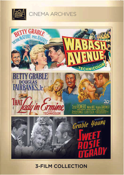 (Betty Grable Set) Wabash Avenue; That Lady In Ermine; Sweet Rosie O'Grady - 