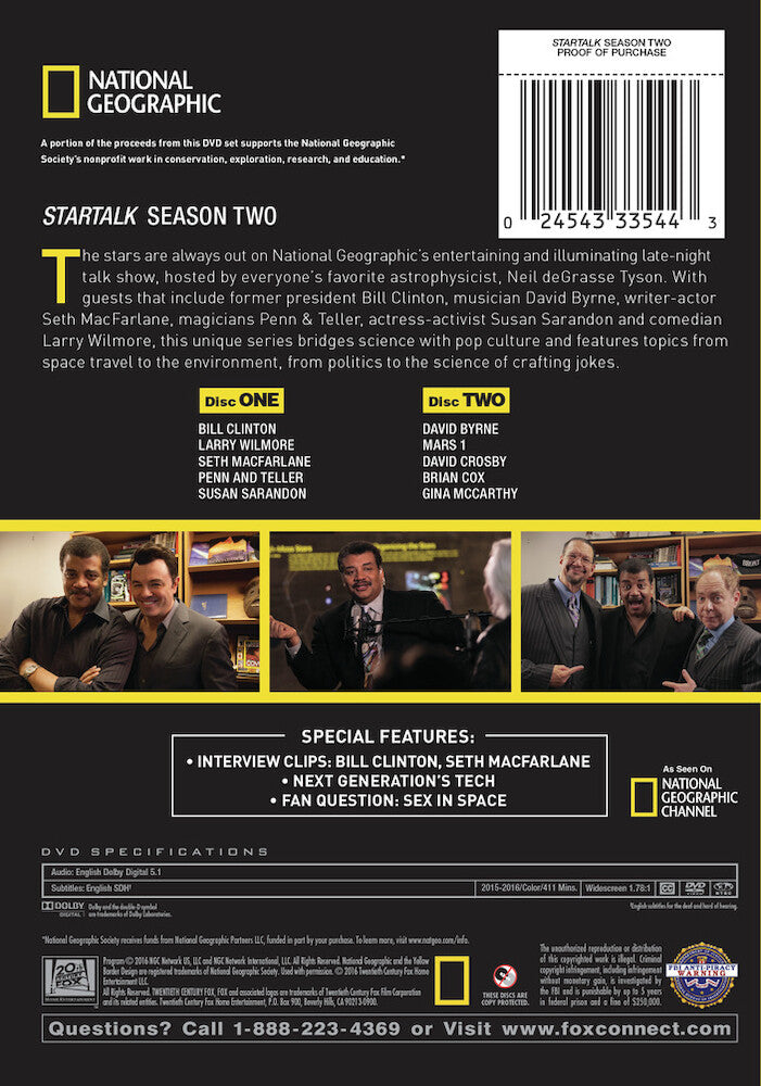 startalk season 2 - Back Panel - DVD