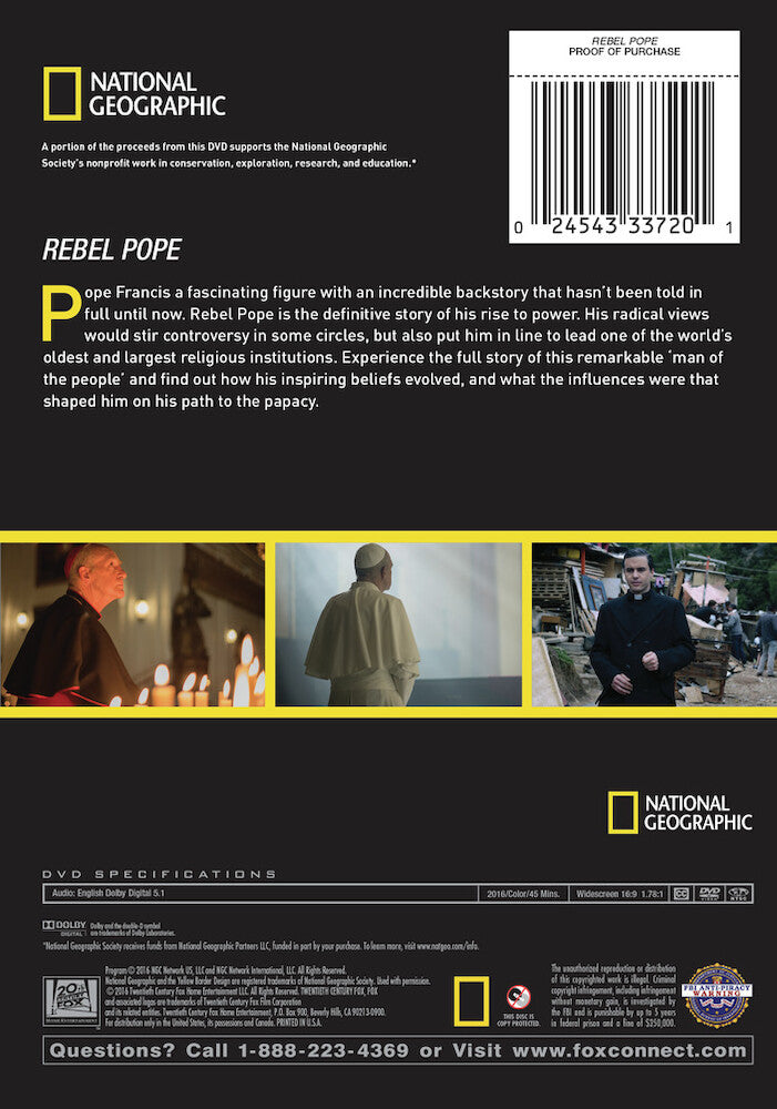 rebel pope - Back Panel - DVD