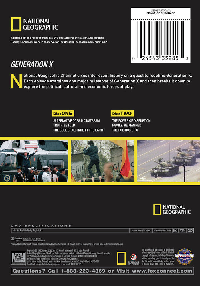 generation x - Back Panel - DVD