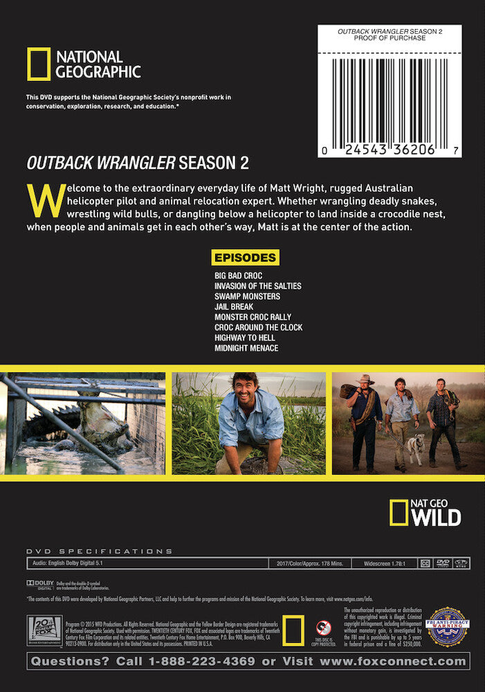 outback wrangler s2 - Back Panel - DVD