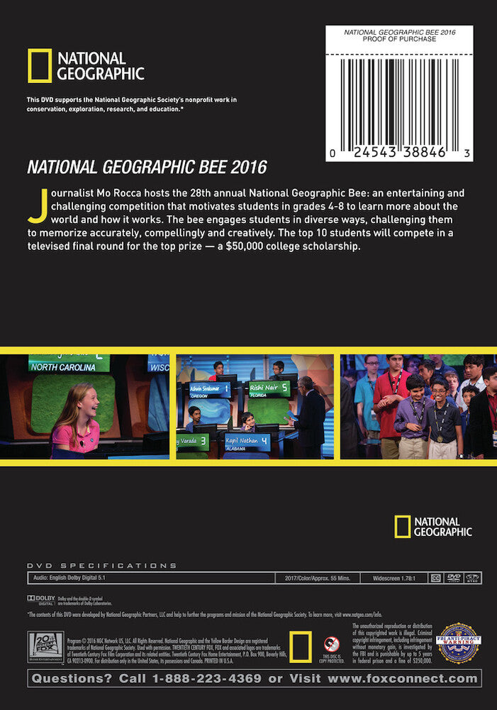 geobee 2016 - Back Panel - DVD